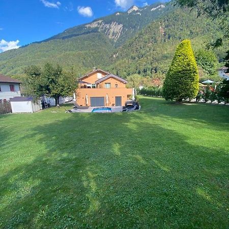 Appartement Moderne Avec Terrasse Et Piscine A Chatel Sur Bex Luaran gambar