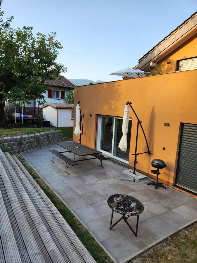 Appartement Moderne Avec Terrasse Et Piscine A Chatel Sur Bex Luaran gambar